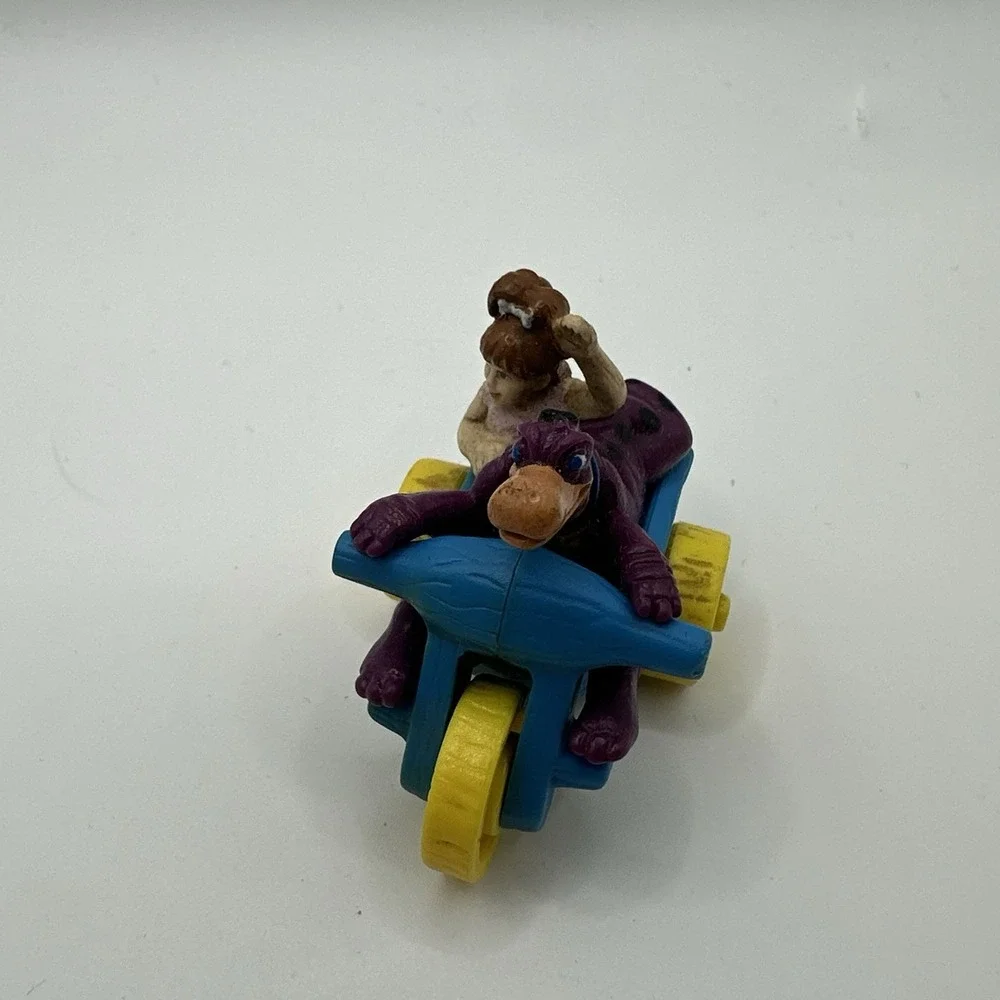 vintage 1994 McDonald's toy Pebbles and Dino from The Flintstones movie